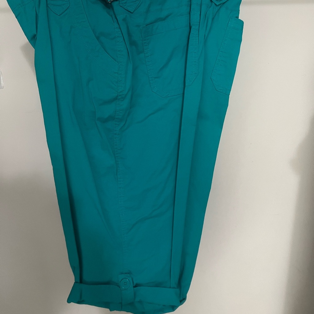 Teal Capris for Women